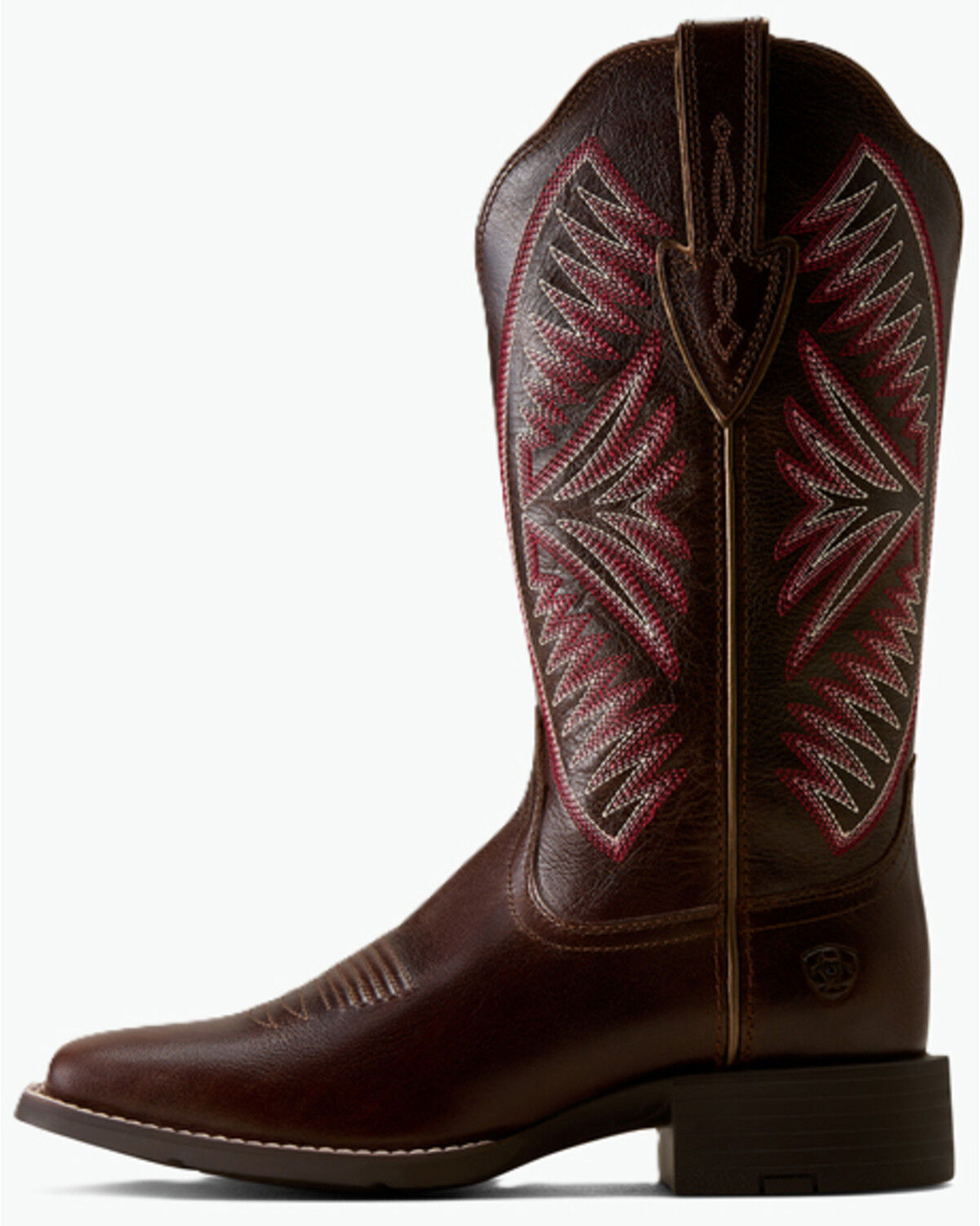 Image #2 - Ariat Women's Round Up Ruidoso Performance Western Boots - Broad Square Toe, Brown, hi-res