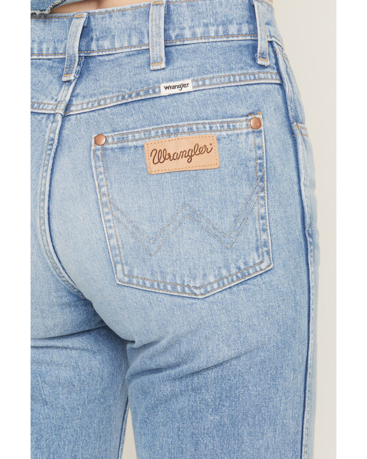 Image #4 - Wrangler Women's 70s Medium Wash High Rise Flare Denim Jeans, Medium Wash, hi-res