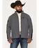Image #1 - RANK 45&reg; Men's Bandana Color Block Softshell Jacket, Charcoal, hi-res