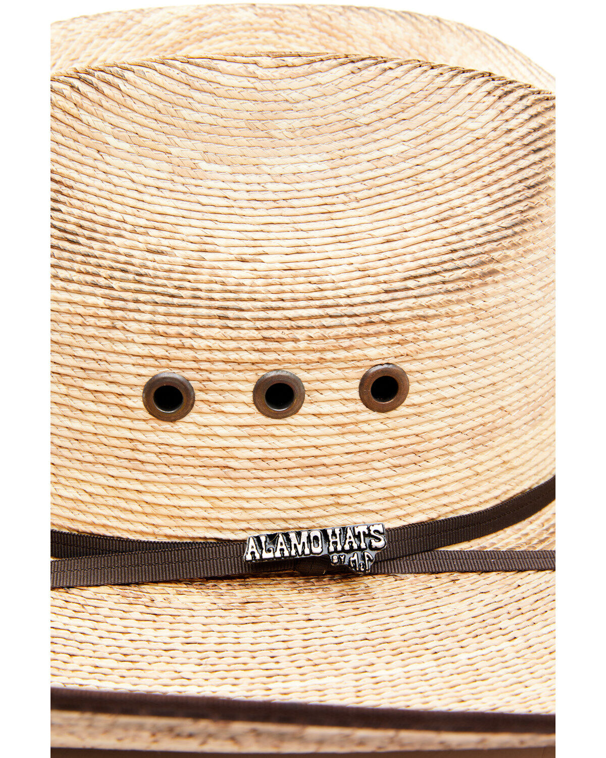 Image #2 - Twister Fired Straw Cowboy Hat, Dark Brown, hi-res