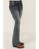 Image #2 - Grace in LA Girls' Medium Wash Embroidered Pocket Bootcut Stretch Denim Jeans , Medium Wash, hi-res