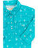 Image #2 - Shyanne Infant Girls' Long Sleeve Western Conversational Print Onesie, Turquoise, hi-res