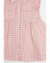 Image #2 - Angel Dear Infant Girls' Plaid Print Sleeveless Snap Western Dress, Pink, hi-res