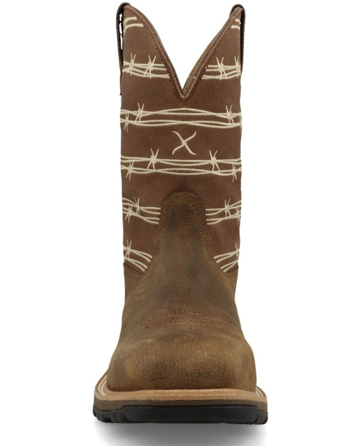 Image #4 - Twisted X Men's 11" UltraLite X&trade; Work Boots - Composite Toe, Brown, hi-res