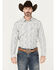 Image #1 - Cody James Men's Dagget Paisley Print Long Sleeve Snap Western Shirt - Tall, White, hi-res
