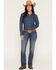 Image #1 - Wrangler Women's Medium Wash Mid Rise Mae Bootcut Stretch Denim Jeans, Medium Wash, hi-res
