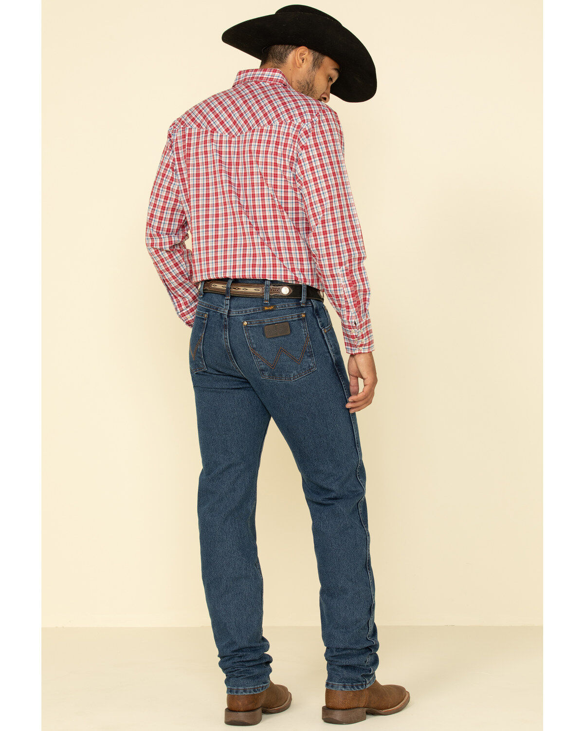Image #2 - Wrangler Men's Premium Performance Advanced Comfort Jeans, Med Stone, hi-res
