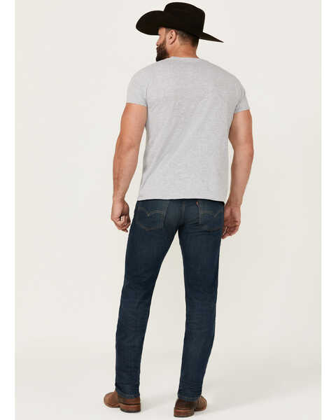 Image #3 - Levi's Men's 502 Rosefinch Regular Stretch Tapered Fit Jeans, Blue, hi-res