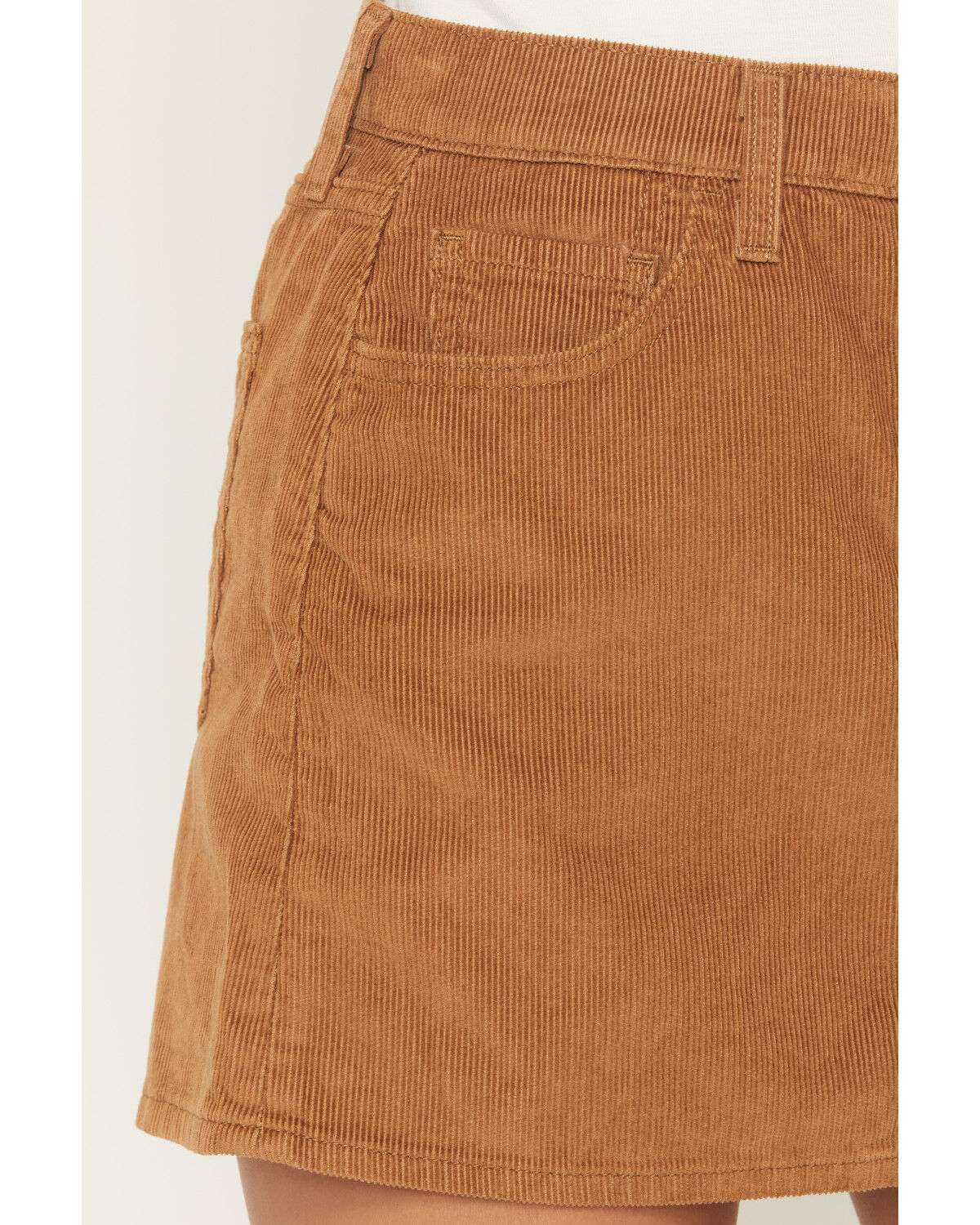 Image #2 - Levi's Women's Icon Corduroy Mini Skirt, Tan, hi-res