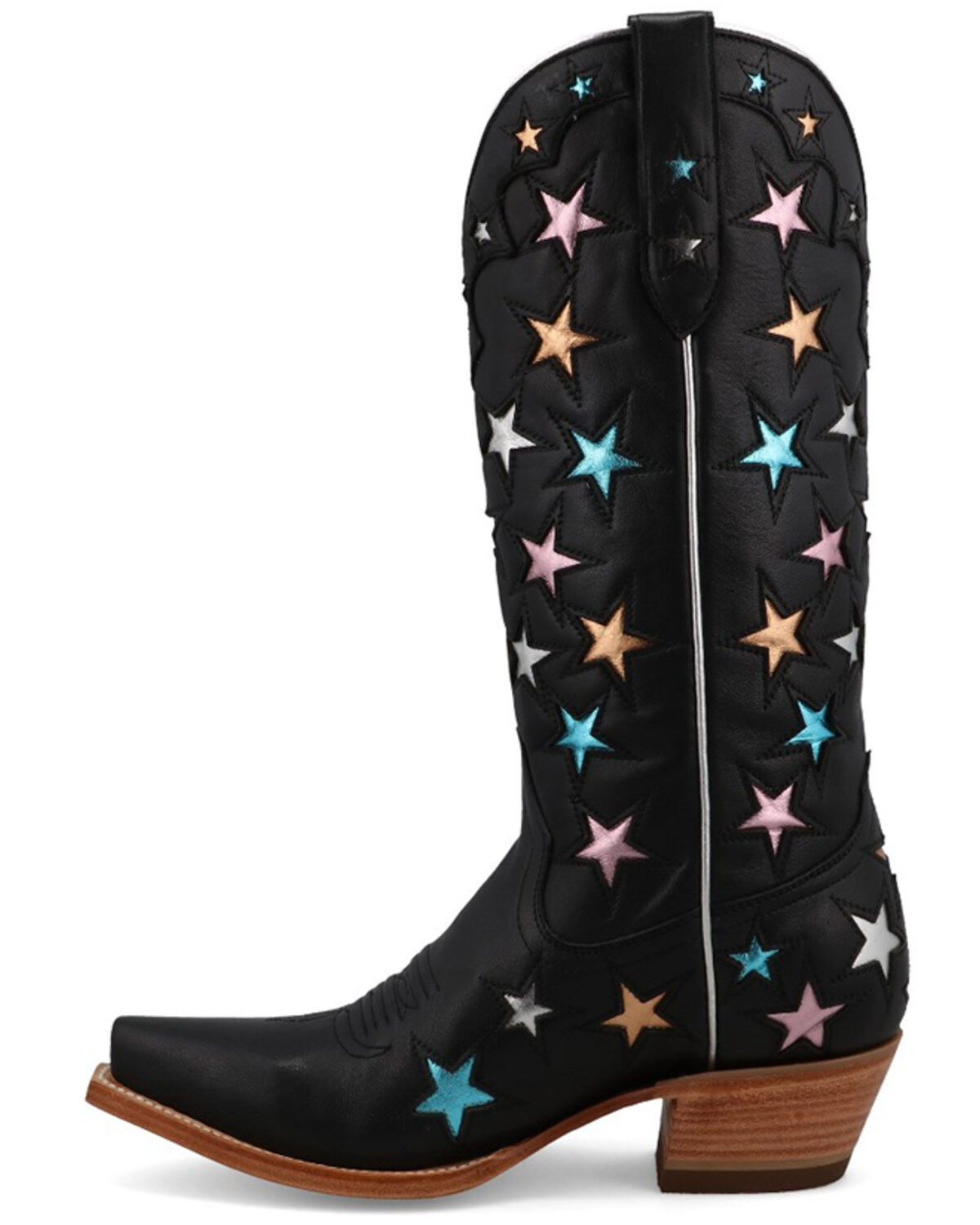 Image #3 - Black Star Women's Houston Western Boots - Snip Toe, Multi, hi-res