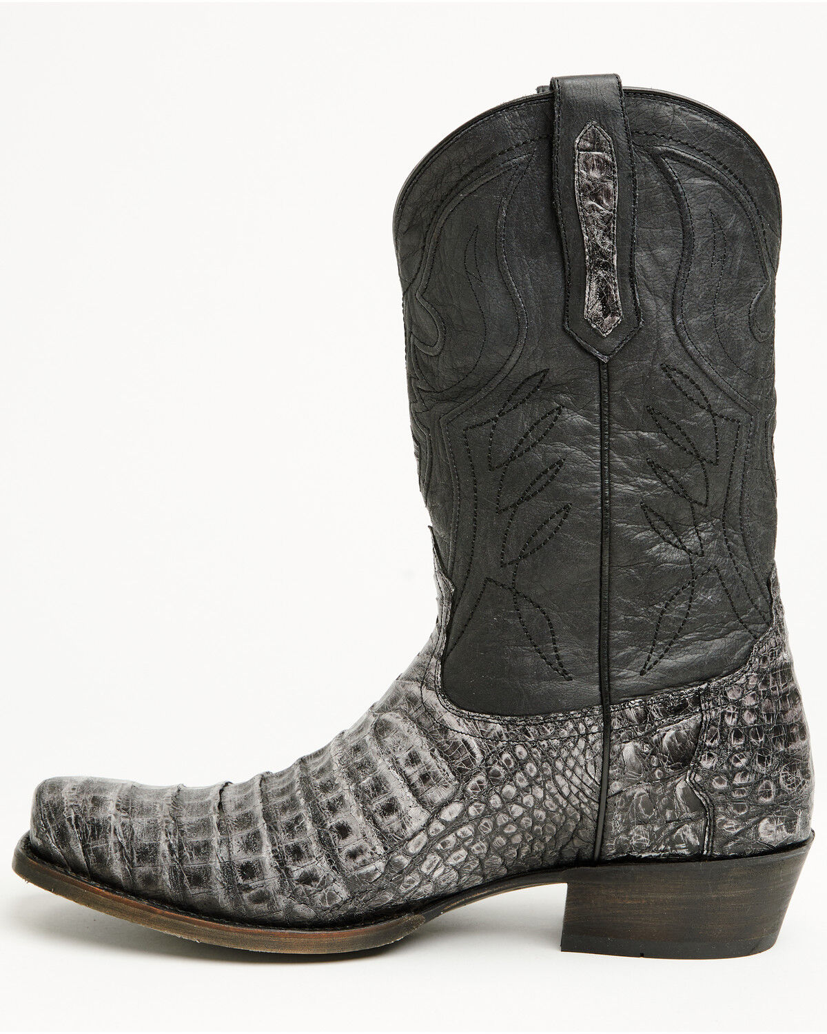 Image #3 - Cody James Black 1978&reg; Men's The Porter Exotic Caiman Belly Western Boots - Square Toe, Black, hi-res