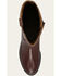Image #7 - Frye Women's Melissa Button Tall Inside Zip Boots - Round Toe, Brown, hi-res