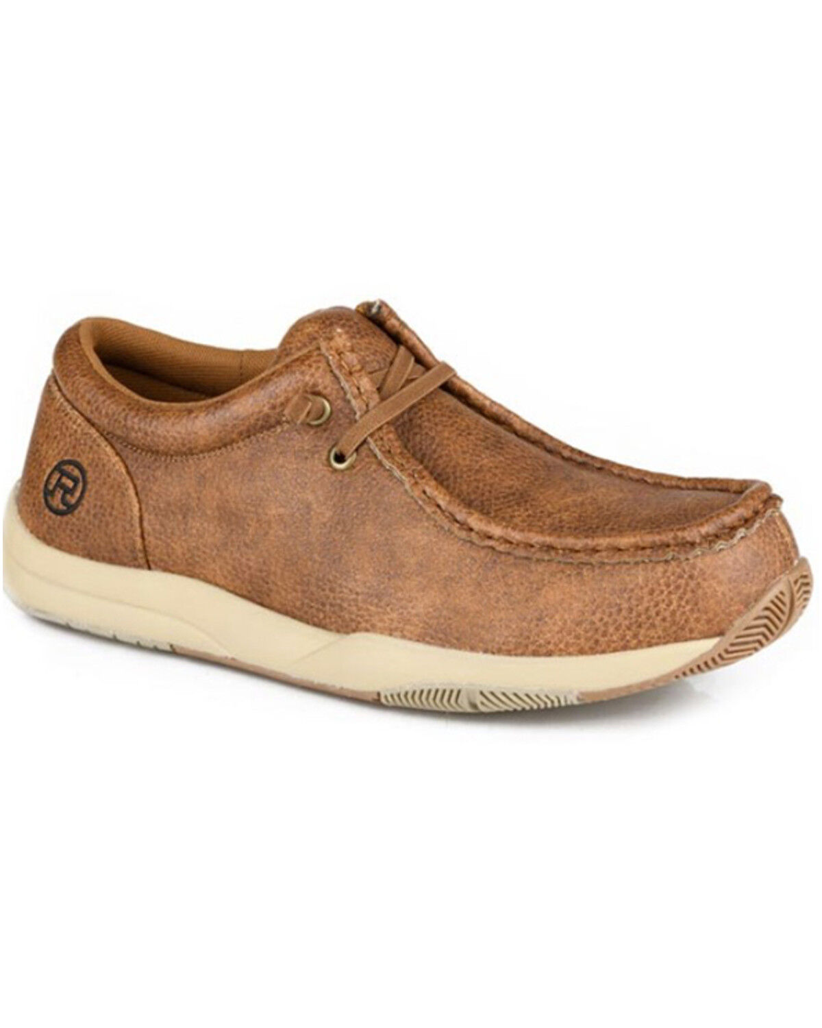 Image #1 - Roper Men's Clearcut Low Casual Shoes - Moc Toe, Tan, hi-res