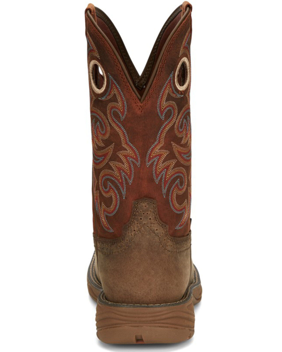 Image #5 - Justin Men's Stampede Rush Western Boots - Broad Square Toe, Tan, hi-res