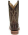 Image #5 - Justin Men's Lyle Umber Western Boots - Broad Square Toe, Dark Brown, hi-res