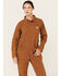 Image #2 - Carhartt Women's Rugged Flex&reg; Relaxed Fit Canvas Coveralls, Tan, hi-res