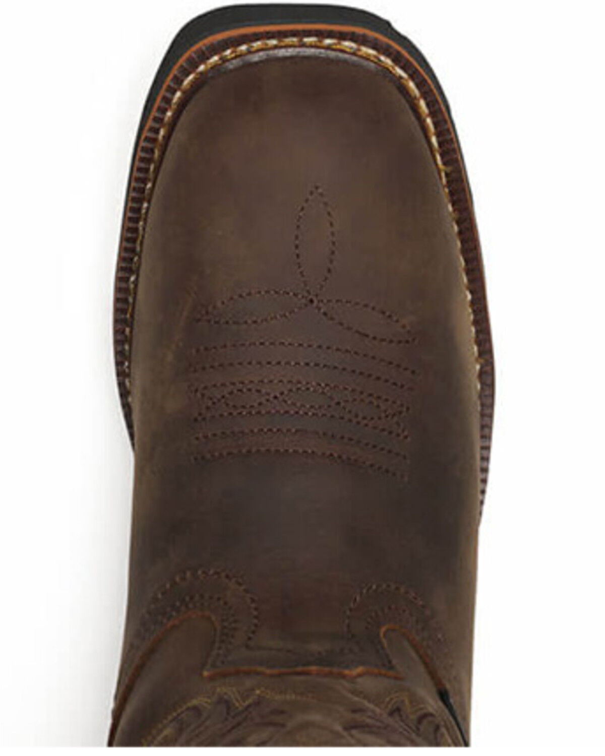 Image #4 - Thorogood Men's 11" USA Waterproof Wellington Work Boots - Composite Toe, Brown, hi-res