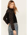 Image #4 - Shyanne Women's Brocade Trucker Jacket, Black, hi-res