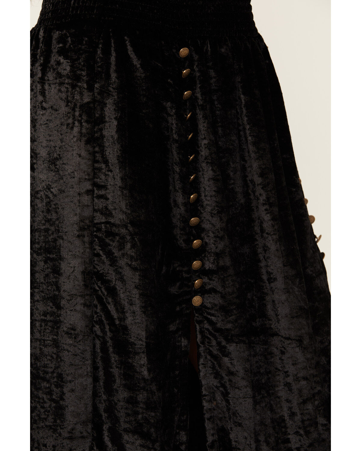Image #2 - Shyanne Women's Velvet Skirt, Black, hi-res