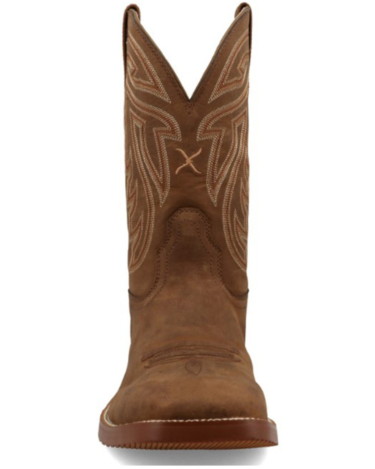 Image #4 - Twisted X Men's 11" Tech X Performance Western Boots - Broad Square Toe, Brown, hi-res