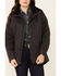 Image #2 - Ariat Women's R.E.A.L. Solid Grizzly Poly-Fill Canvas Jacket, Charcoal, hi-res