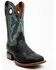 Image #1 - Dan Post Men's Leon Crazy Horse Performance Leather Western Boot - Broad Square Toe, Black/blue, hi-res