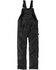 Image #2 - Carhartt Men's Duck Bib Work Overalls  , Black, hi-res