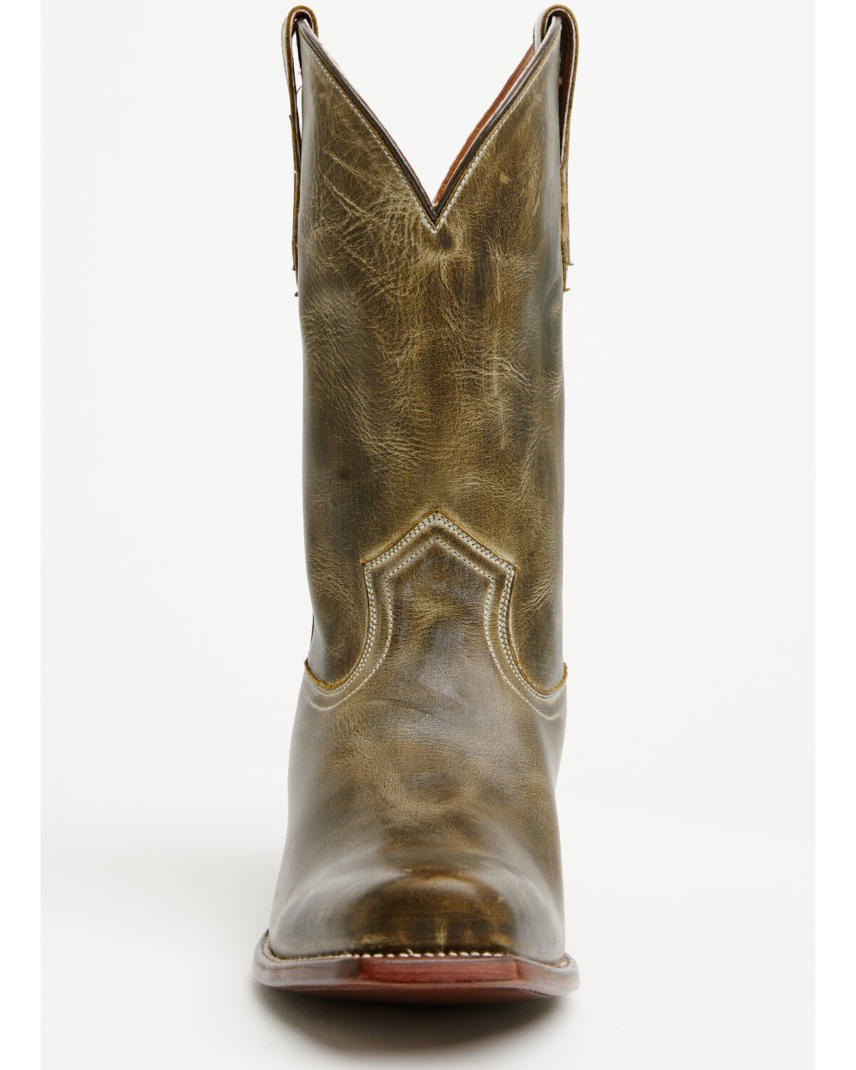 Image #4 - Moonshine Spirit&reg; Men's Redford Western Boots - Square Toe, Olive, hi-res
