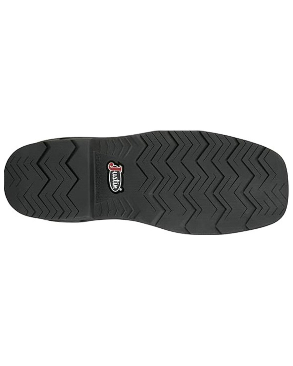 Image #6 - Justin Men's Taskmaker Pull-On Work Boots - Steel Toe, Black, hi-res