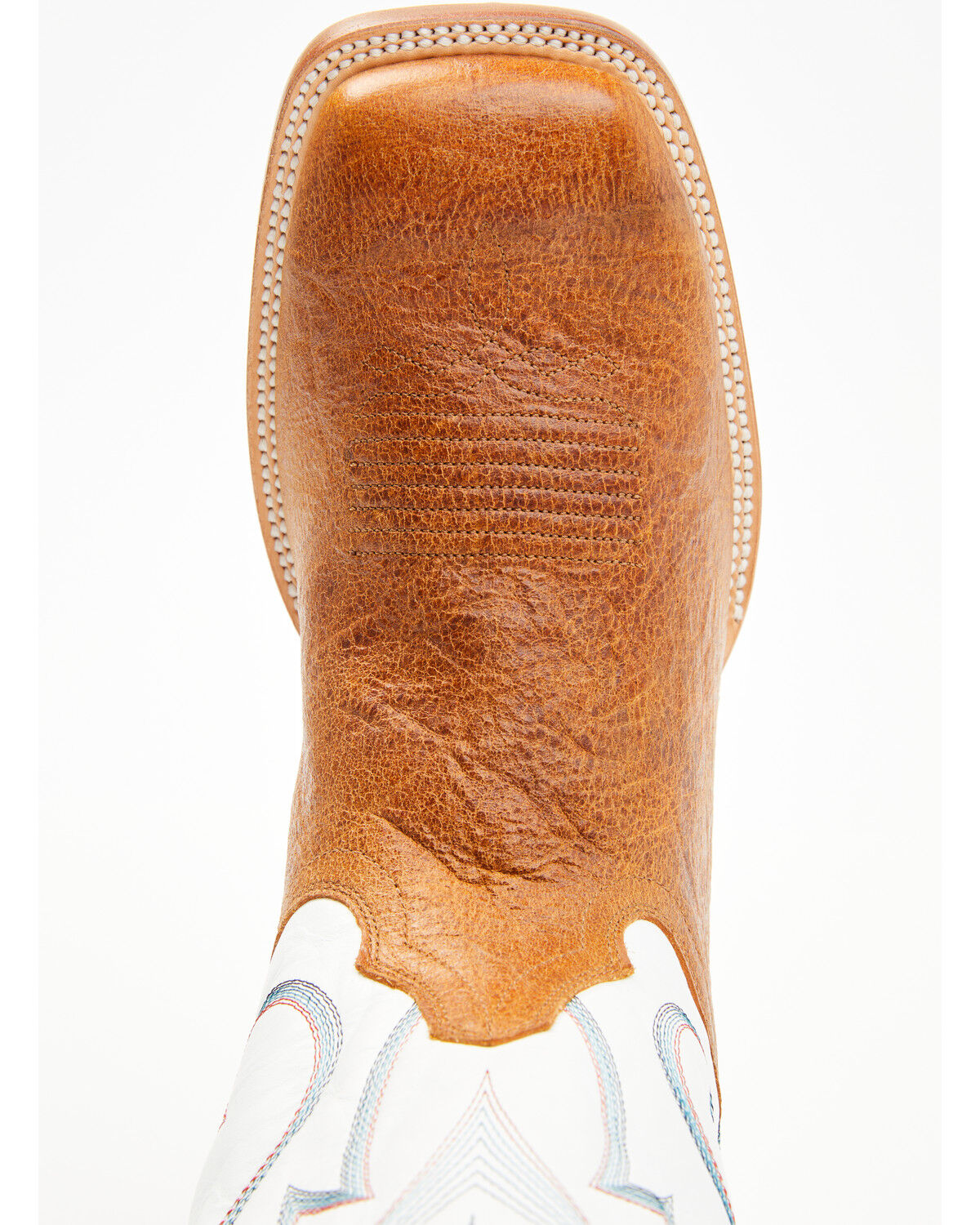 Image #6 - Cody James Men's Tomahawk Western Boots - Broad Square Toe, White, hi-res