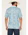 Image #4 - RANK 45&reg; Men's Southwestern Print Short Sleeve Button-Down Polo Shirt, Grey, hi-res