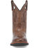 Image #4 - Dan Post Boys' Lil Dawson Western Boots - Round Toe, Brown, hi-res