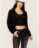 Image #1 - Idyllwind Women's Burbank Embroidered and Studded Super Stretch Blazer, Black, hi-res