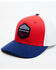 Image #1 - Cinch Men's Americana Patch Ball Cap, Red/white/blue, hi-res