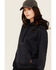 Image #2 - Lucky Brand Workwear Workwear Women's Fleece Hoodie, Navy, hi-res