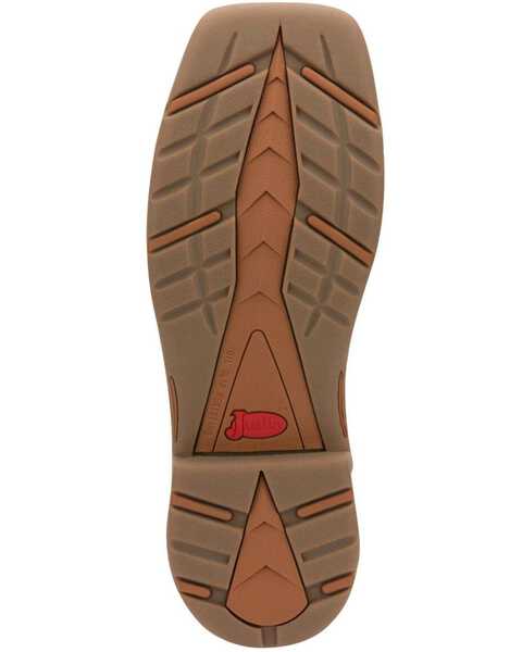Image #7 - Justin Men's Stampede Rush Western Work Boots - Composite Toe, Brown, hi-res
