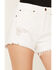 Image #2 - Cleo + Wolf Women's High Rise Distressed Shorts, White, hi-res