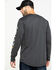 Image #2 - Ariat Men's Rebar Workman Logo Long Sleeve Work Shirt - Big & Tall, Charcoal, hi-res