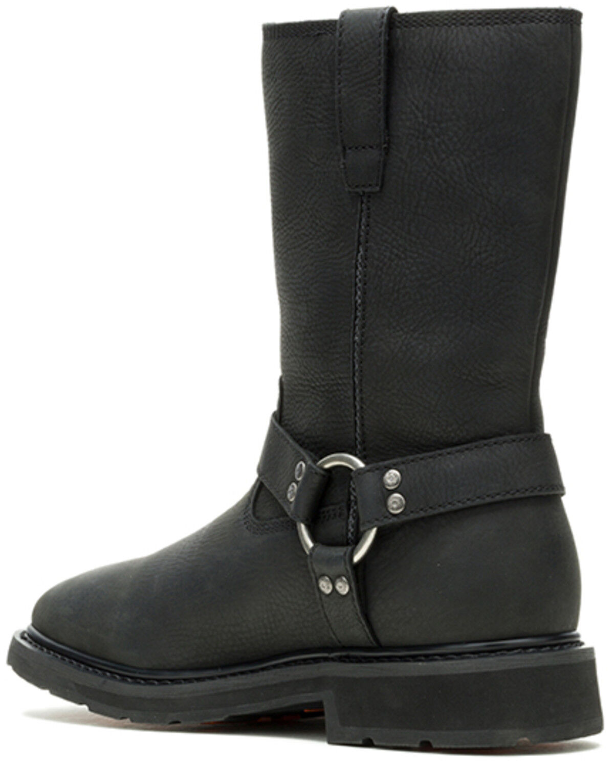 Image #2 - Harley Davidson Men's Altman Harness Motorcycle Boots - Broad Square Toe, Black, hi-res
