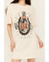 Image #3 - Rock & Roll Denim Women's Whiskey Graphic Short Sleeve T-Shirt Dress, Cream, hi-res