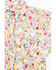 Image #2 - Cowgirl Hardware Toddler Girls' Floral Print Long Sleeve Rhinestone Snap Stretch Western Shirt, , hi-res