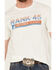 Image #3 - RANK 45&reg; Men's Stria Rank Short Sleeve Graphic T-Shirt, White, hi-res