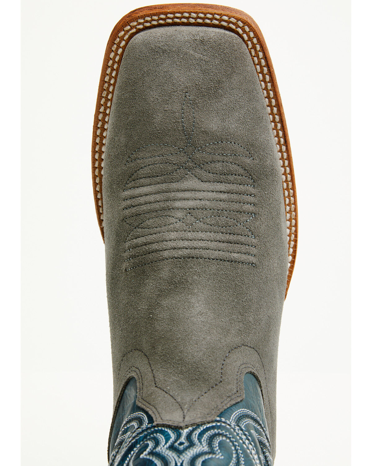 Image #6 - Ariat Men's County Roads Western Boots - Broad Square Toe, Grey, hi-res