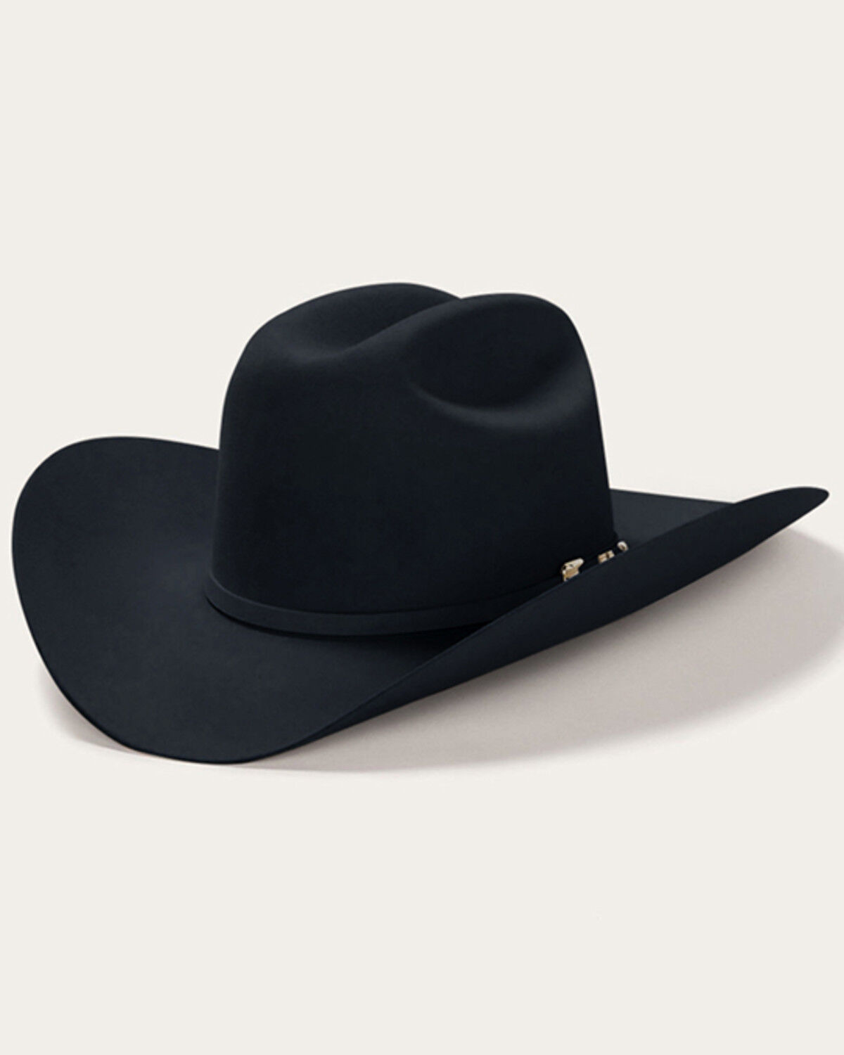 Image #1 - Stetson Diamante 1000X Fur Felt Cowboy Hat, Black, hi-res