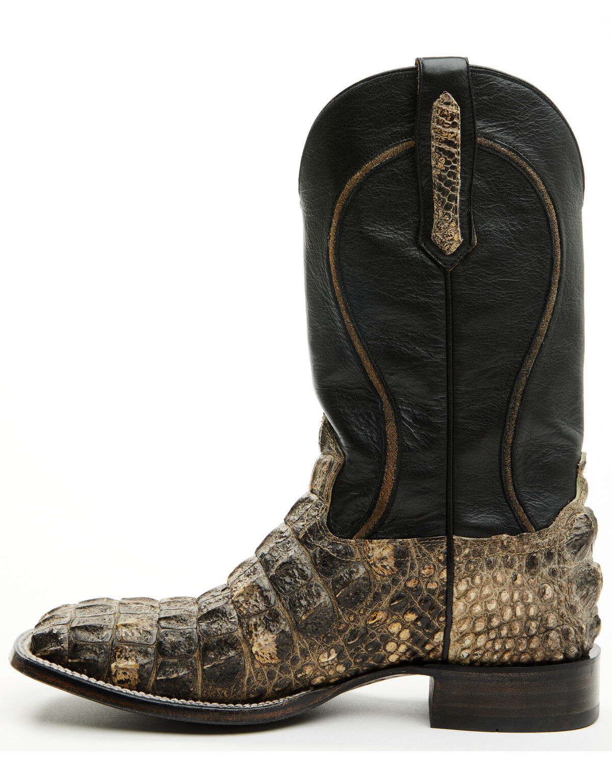 Image #3 - Cody James Black 1978&reg; Men's Tillman Exotic Hornback Alligator Western Boots - Broad Square Toe, Black, hi-res