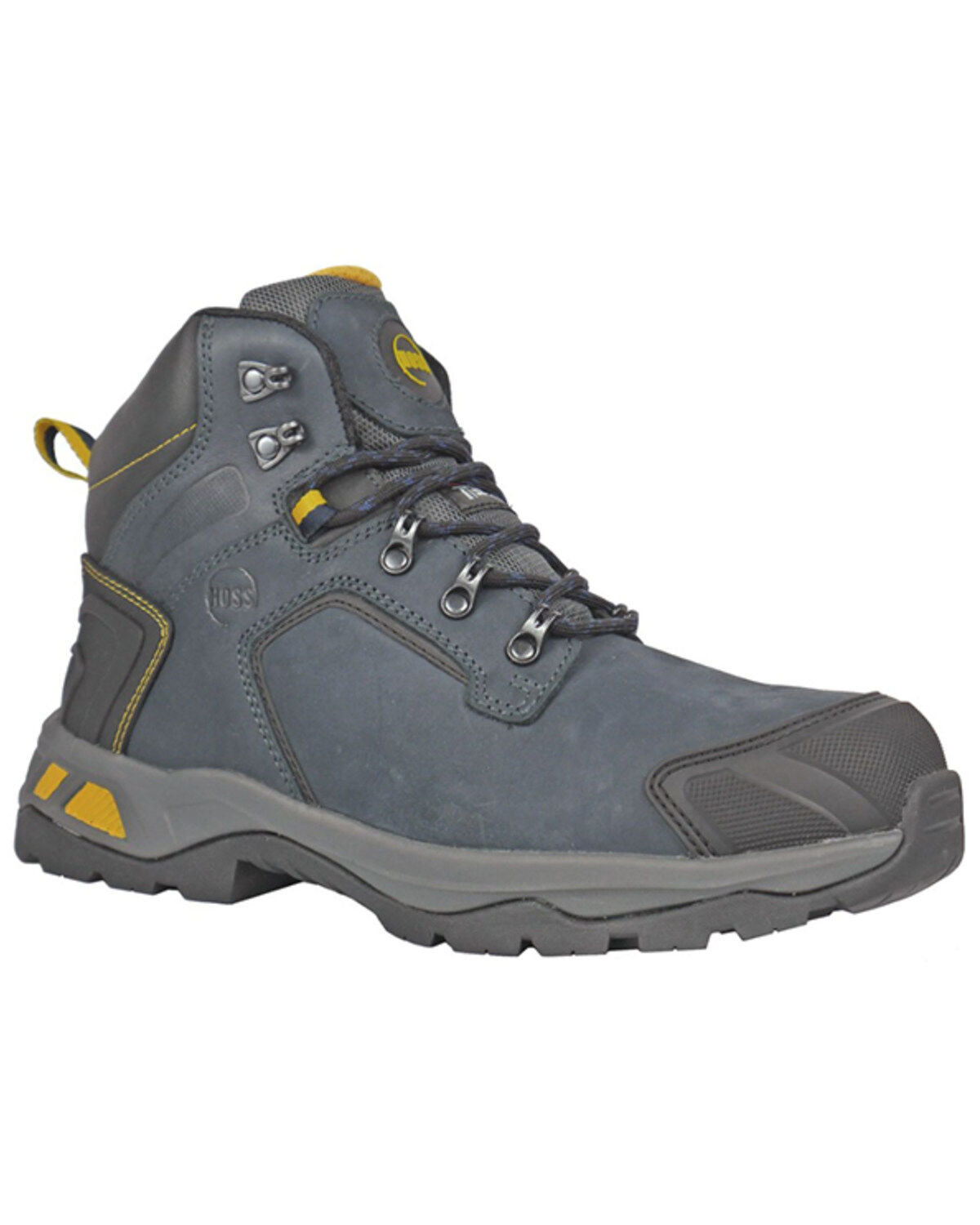 Hoss Men's Chiller Lace-Up Waterproof Work Boots - Composite Toe, Blue, hi-res