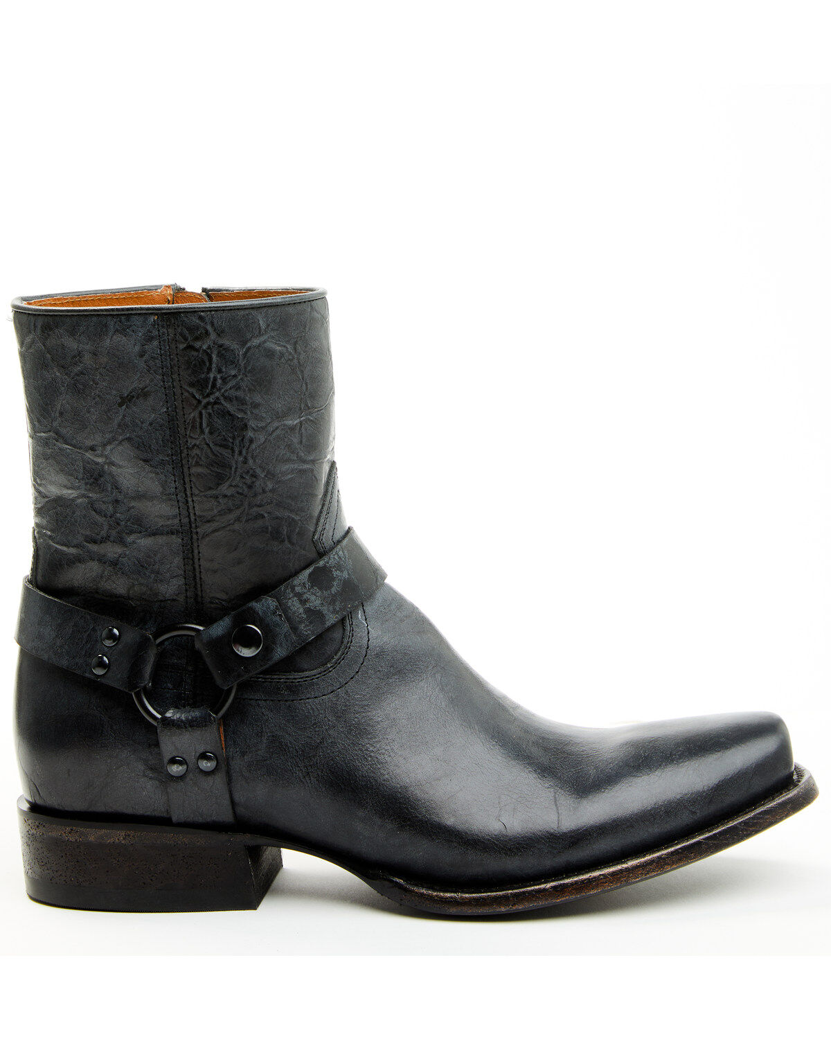 Image #2 - Moonshine Spirit&reg; Men's Pancho Harness Western Boots - Square Toe, Black, hi-res