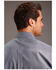 Image #2 - Stetson Men's Geo Print Long Sleeve Button-Down Western Shirt, Dark Blue, hi-res