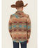 Image #4 - Cody James Boys' Base Camp Southwestern Print Sherpa Lined Shacket , Tan, hi-res