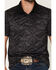 Image #3 - RANK 45&reg; Men's Tonal Southwestern Print Short Sleeve Button-Down Polo Shirt, Charcoal, hi-res